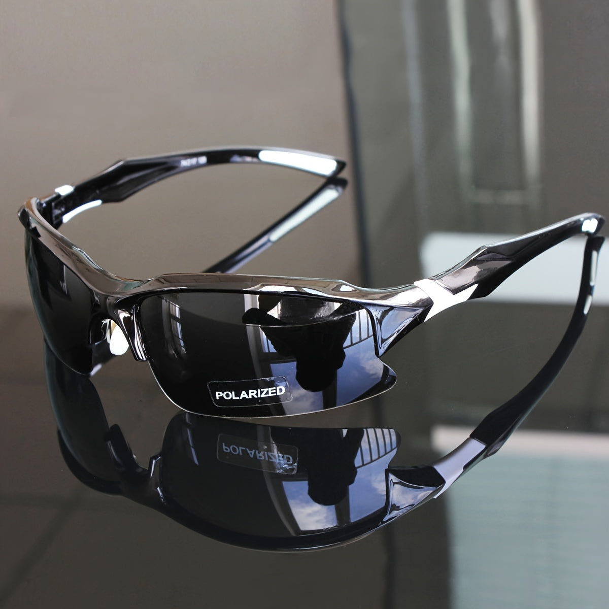 3-Piece Polarized Sports Glasses - Wind &amp; UV Protection