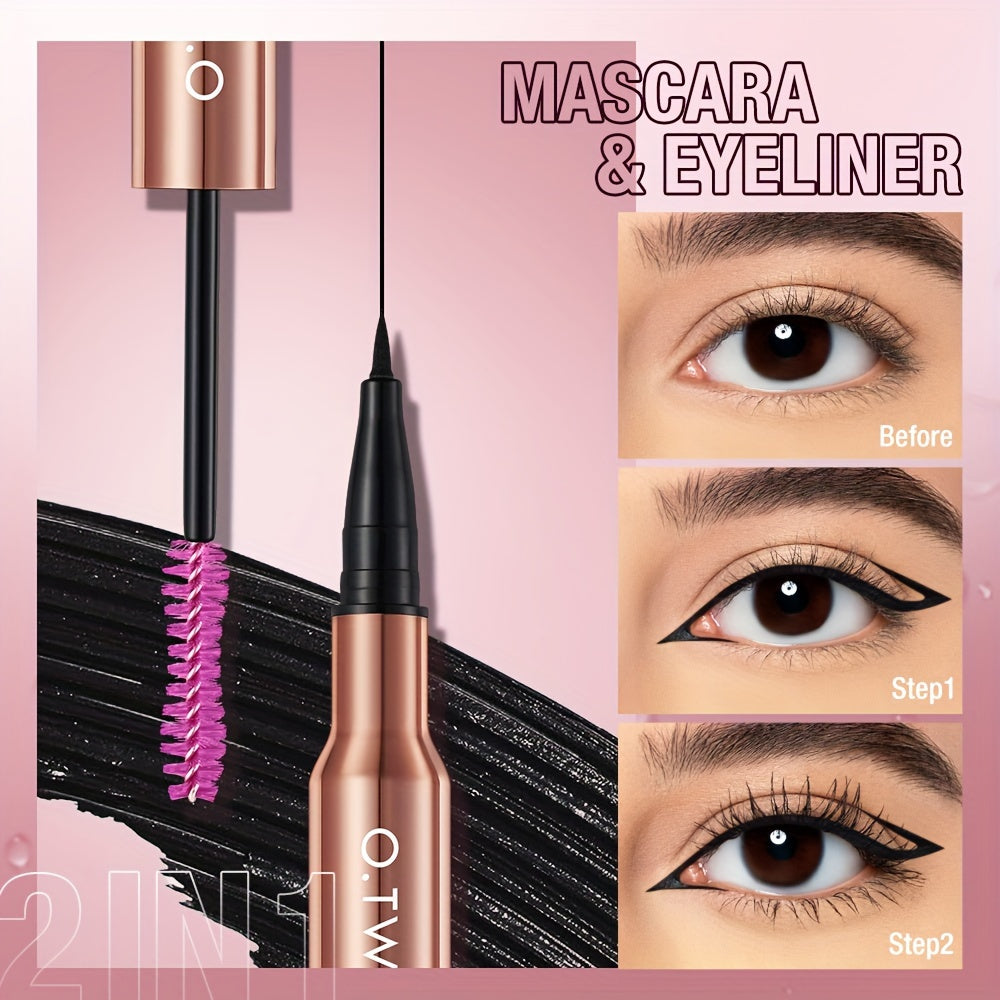 O.TWO.O 2in1 Eyeliner &amp; Mascara Black Matte Waterproof