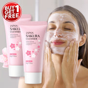 [Oil Control Cleanser] Oil Control Vitamin C Cleanser 50g + Sakura Cleanser | Deep Cleansing Pores Not Tight After Using - Refreshing for All Light Beige Type