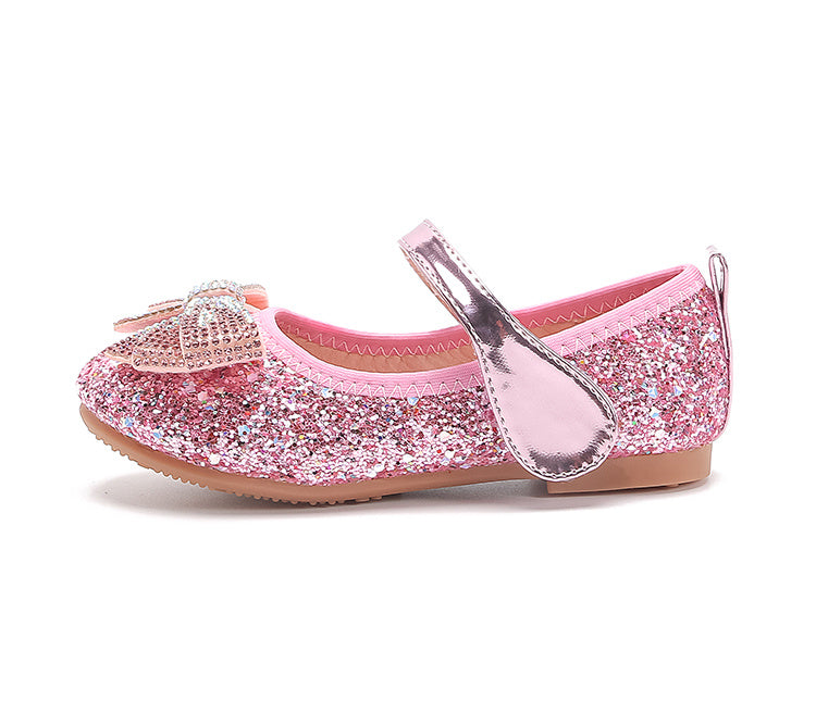 Cute Sparkling Little Girl Princess Doll Shoes