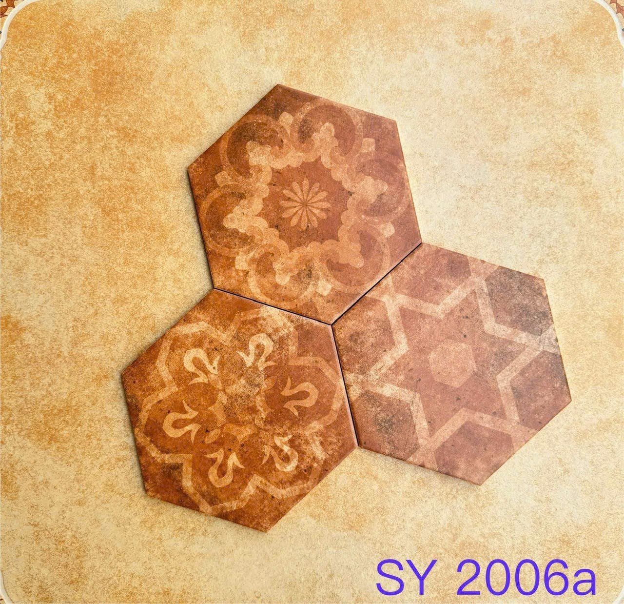 Hexagonal tile 200x230x115 code SY 2006A