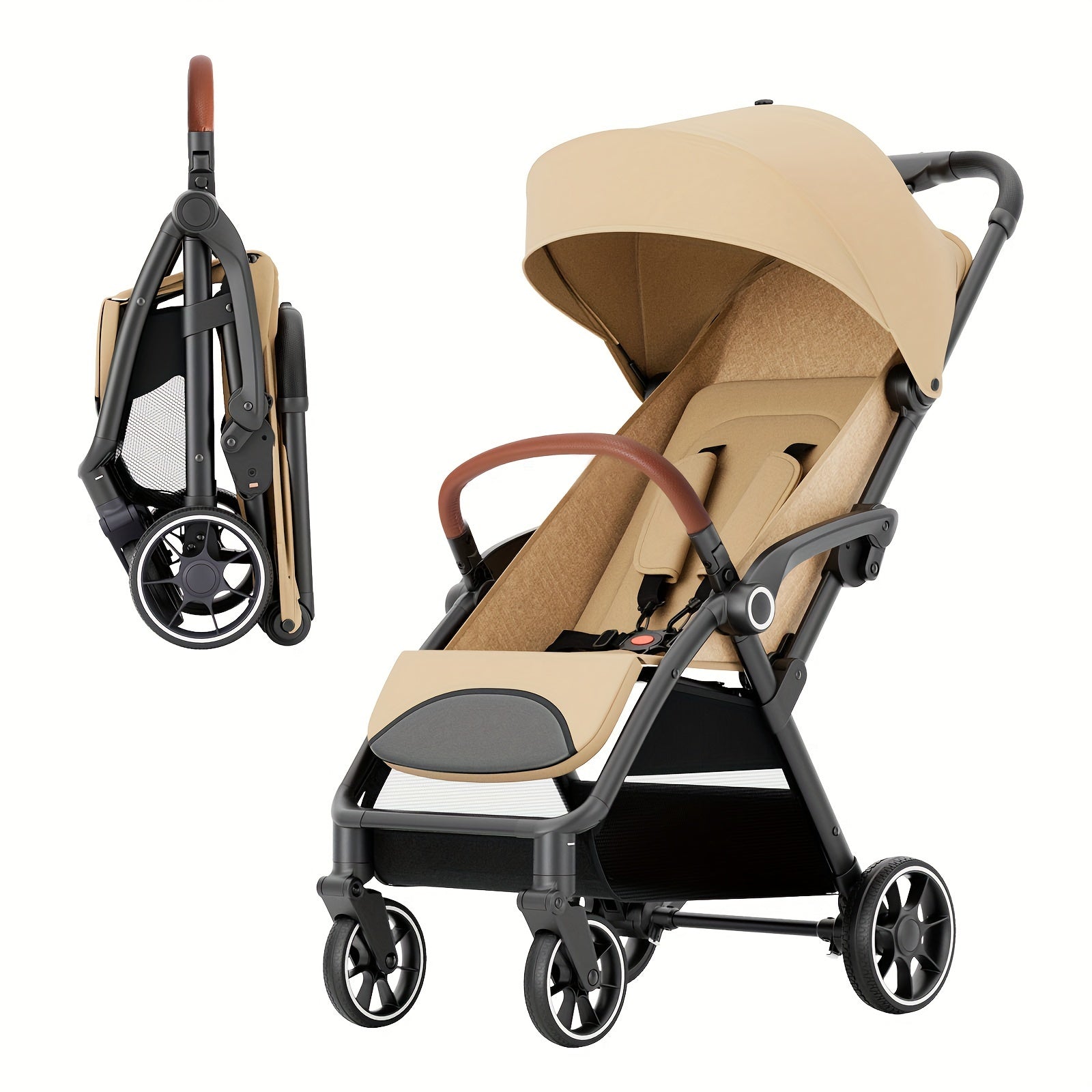 Foldable Travel Stroller for Babies, Convenient Reversible