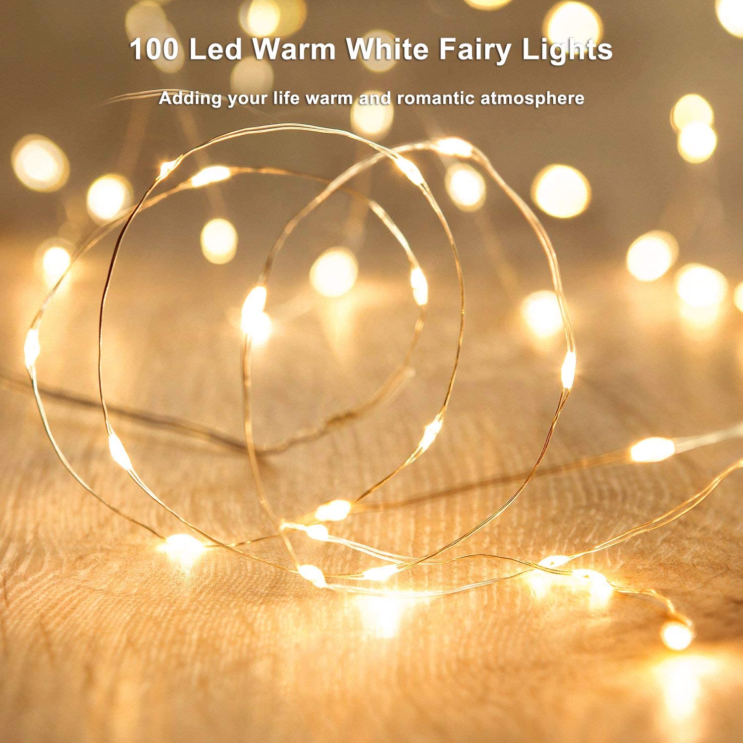 Copper LED String Lights for Christmas and Wedding Decoration