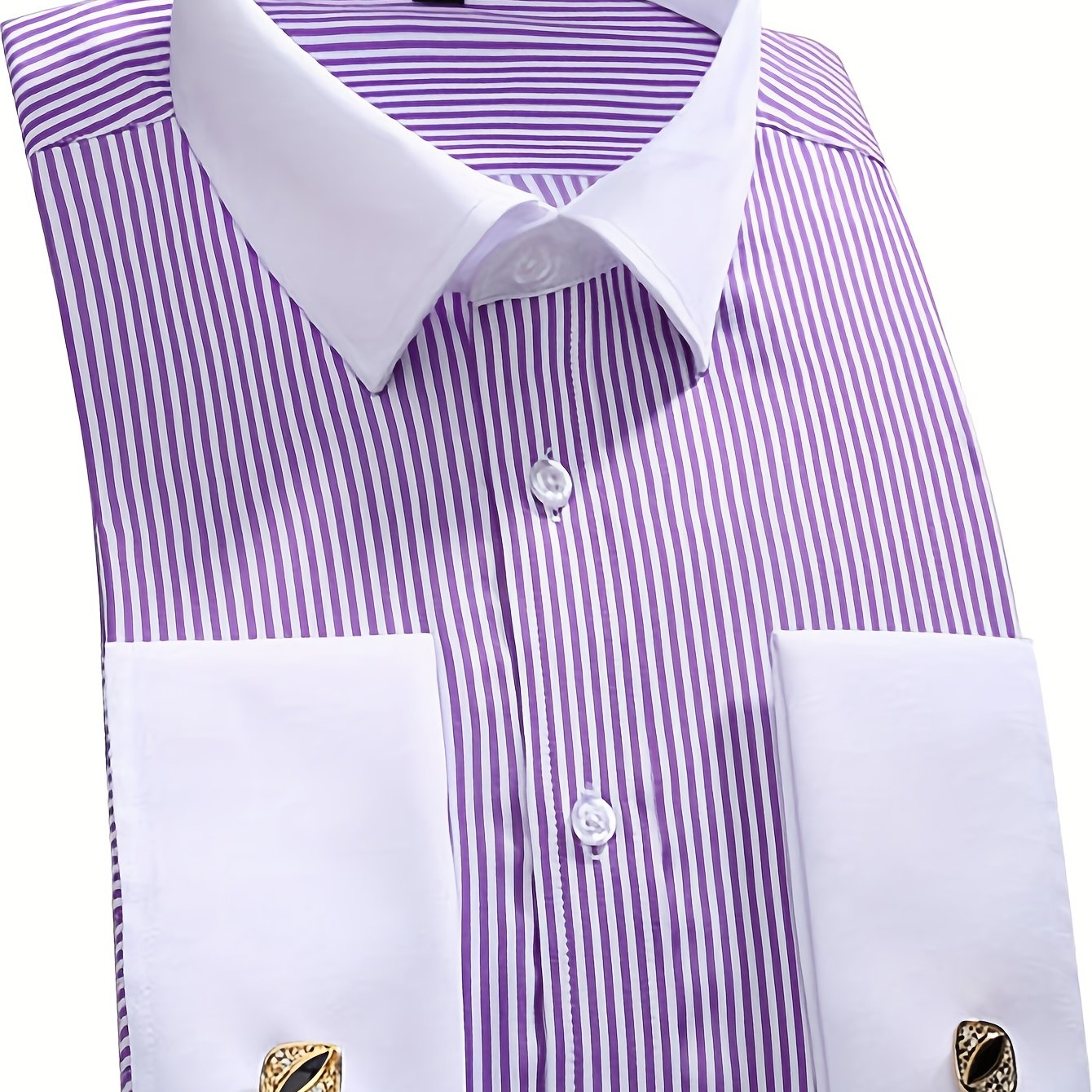 Áo Sơ Mi Nam Pháp 2025 Kèm Măng Sét Thanh Lịch