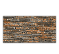 Imported Indian Stone Wall Tiles, size 300x600mm, code Estoril Oxid