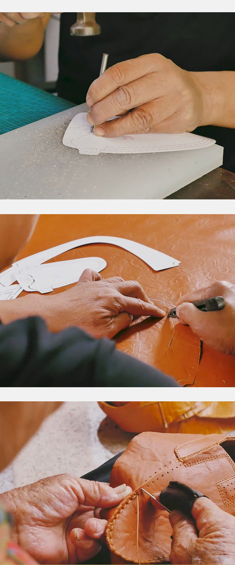 CLOHOO Men's Genuine Leather Loafers for Elegant Office