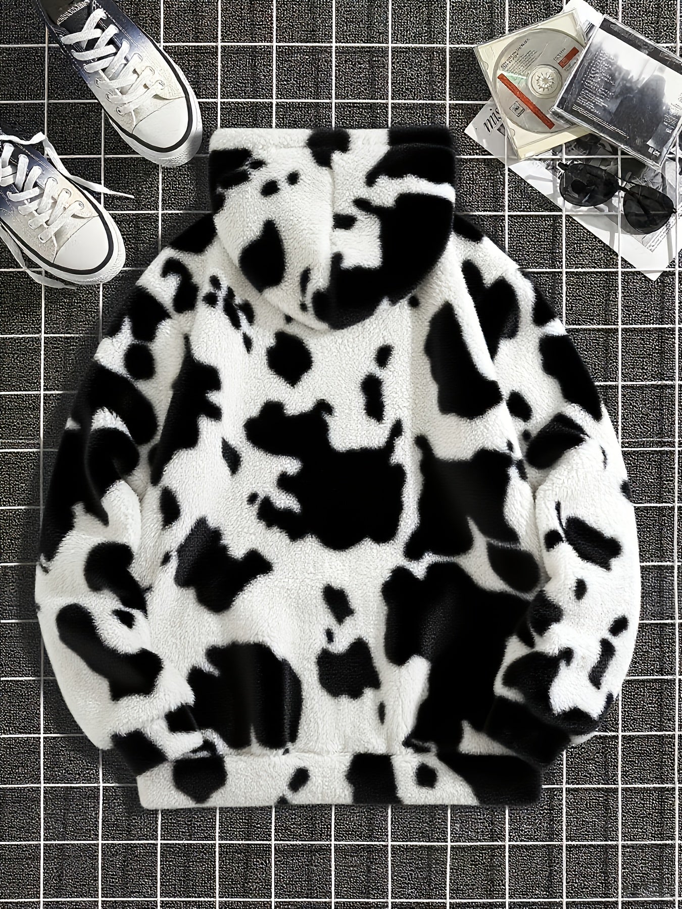 Warm, Sporty, Dynamic Cow Hoodie