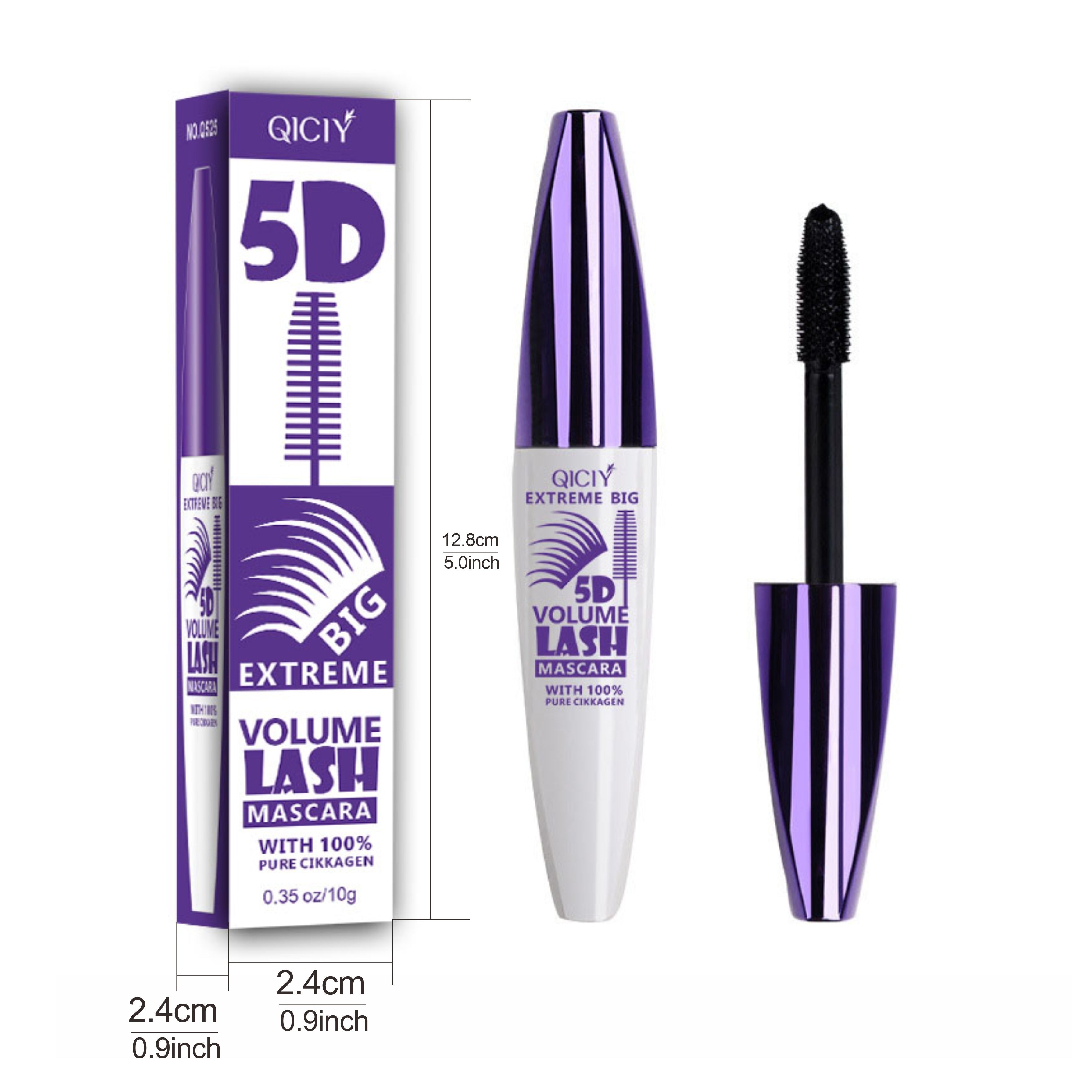 5D Super Maximum Thickness Eyelashes - Long-lasting, Smudge-Free Mascara