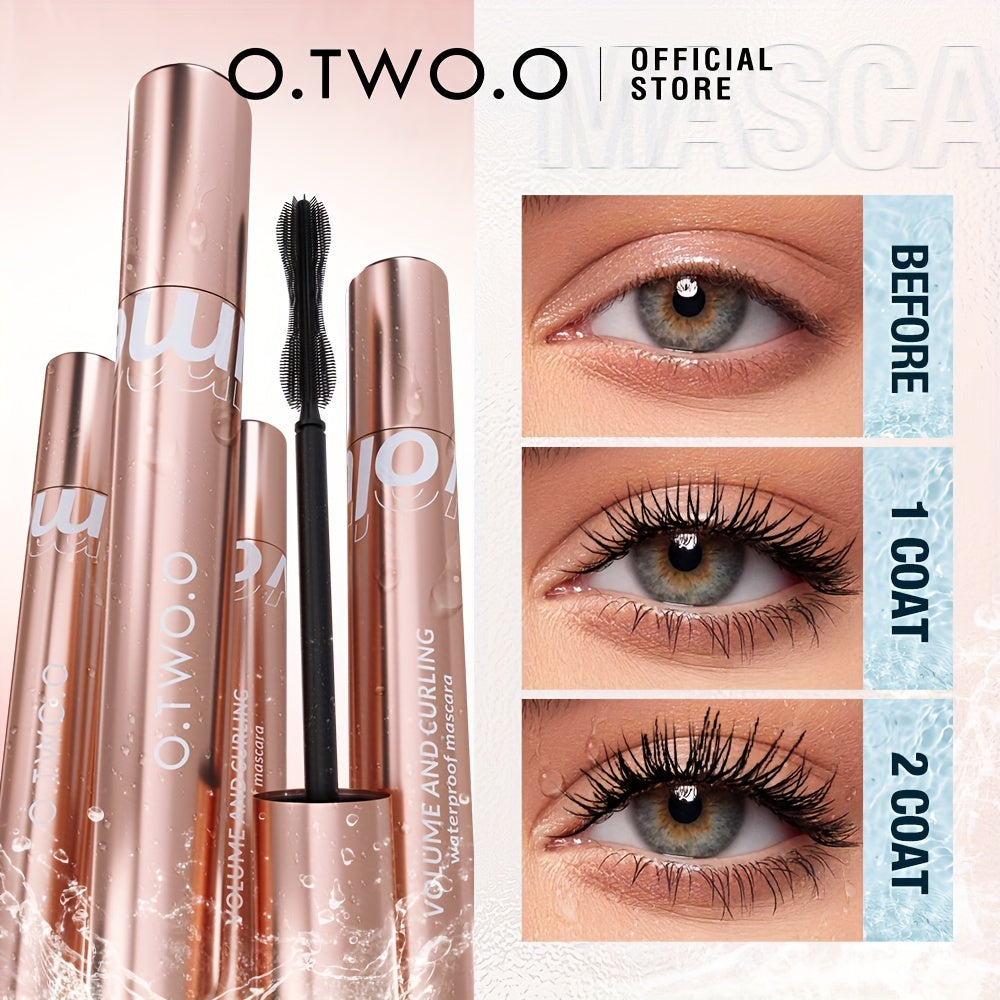 O.TWO.O Waterproof Mascara, 36H Length, Safe For Eyes