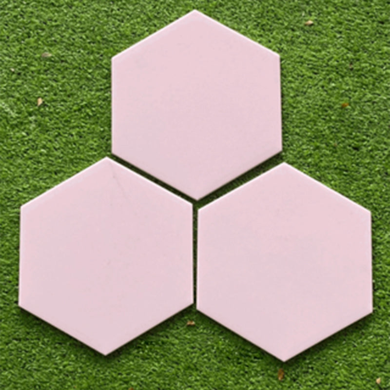 Pink hexagonal tile size 200x230x115mm code 23684