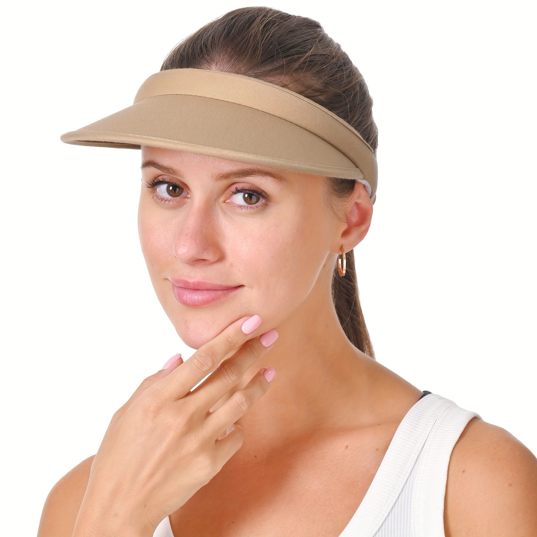 Unisex Sports Wide Brim Sun Protection Baseball Cap