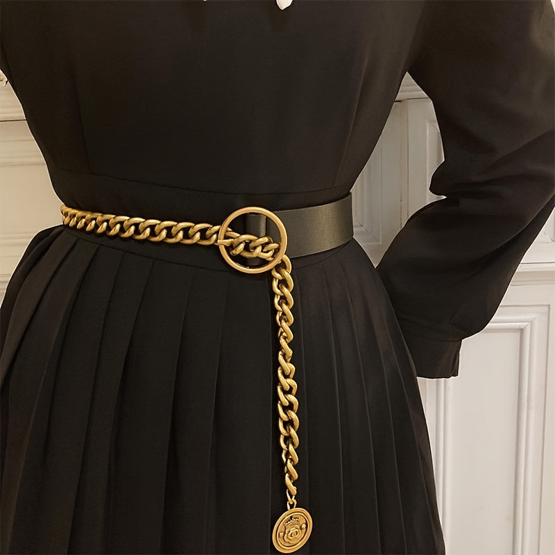 Classic decorative belt for women's dresses and shirts