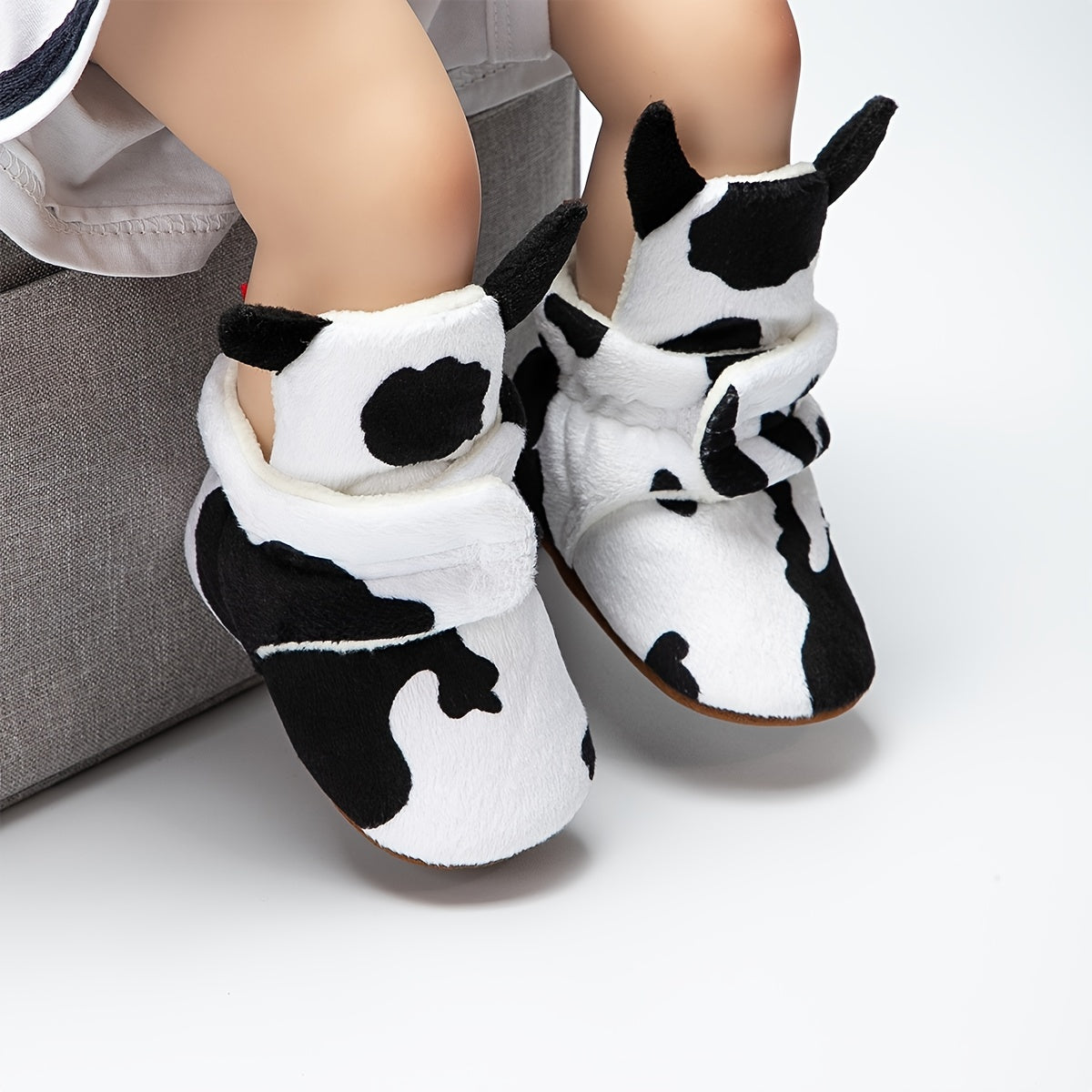Warm Fleece Socks and Shoes for Babies in Fall and Winter