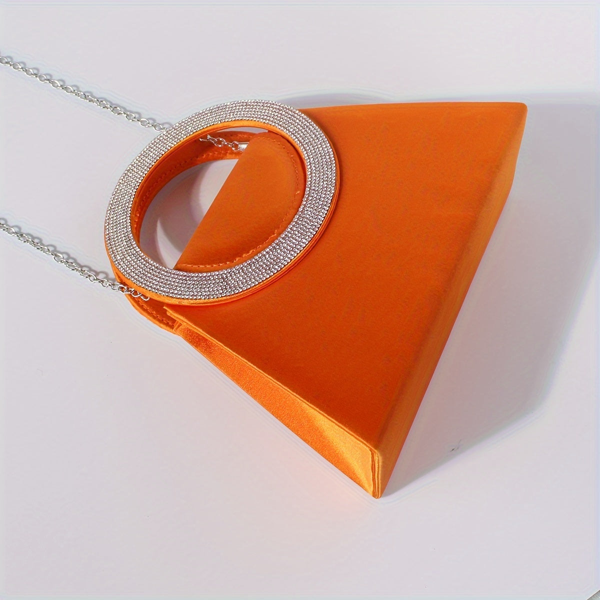 優雅高端水鑽晚會舞會單肩斜挎鏈條包，女士優雅手提包，女士派對包，女士優雅包，特殊場合錢包，正式活動手拿包，迷人斜挎包