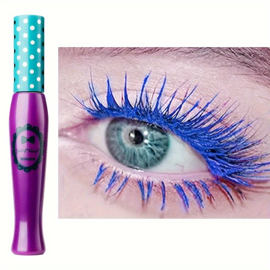Super Thick Waterproof Mascara Blue Highlight 1PC