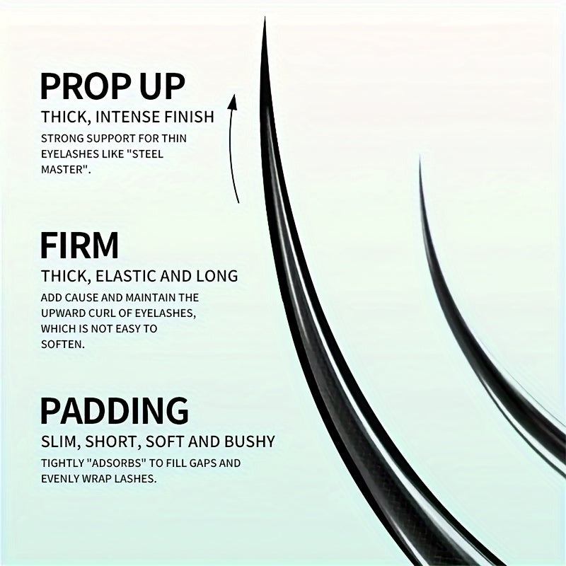 3PCS Mascara Set 4D Thick, Smooth, No Clumping, No Smudging