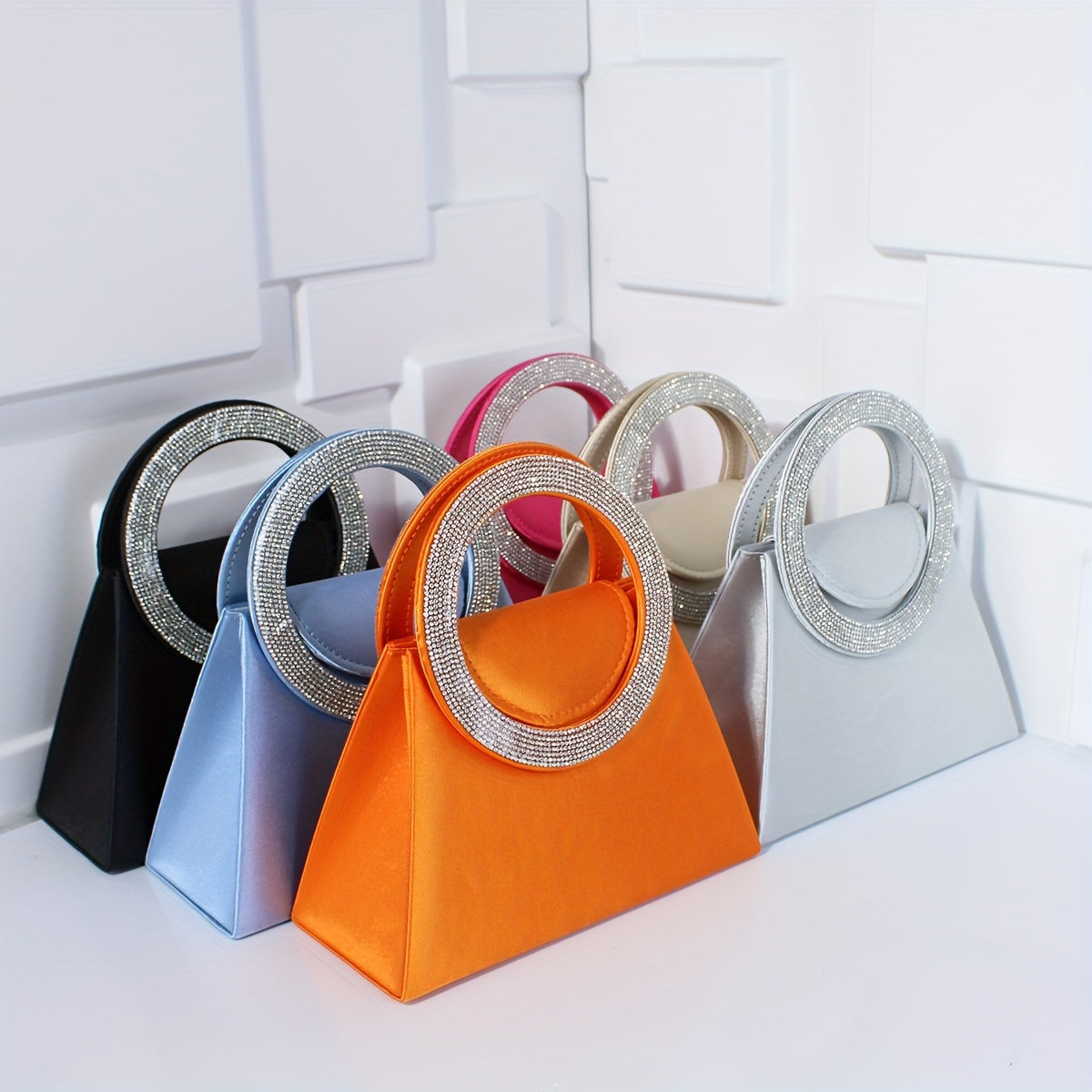 Elegant High-End Rhinestone Evening Party Dance Shoulder Crossbody Chain Bag for Women, Hand Bag for Women Elegant, Party Wear Bags for Women, Bag for Women Elegant, Special Occasion Purse, Formal Event Clutch, Glamorous Cros