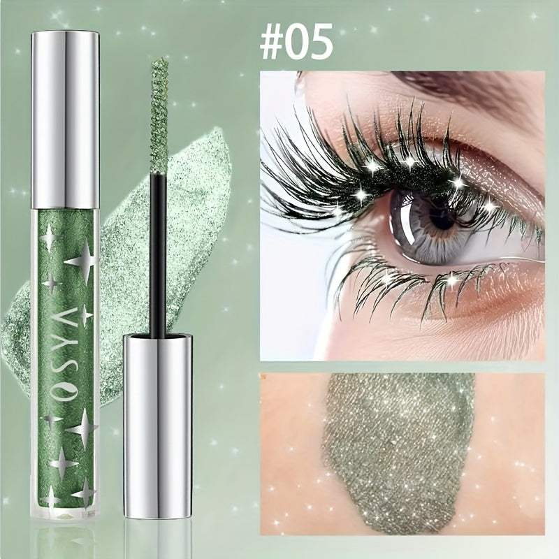 Waterproof Gold Glitter Mascara - Long Lasting, Smudge-Free