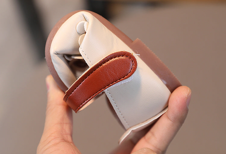 Giày Búp Bê Hoa 3D Siêu Nhẹ, Êm, Chống Trượt Cho Bé