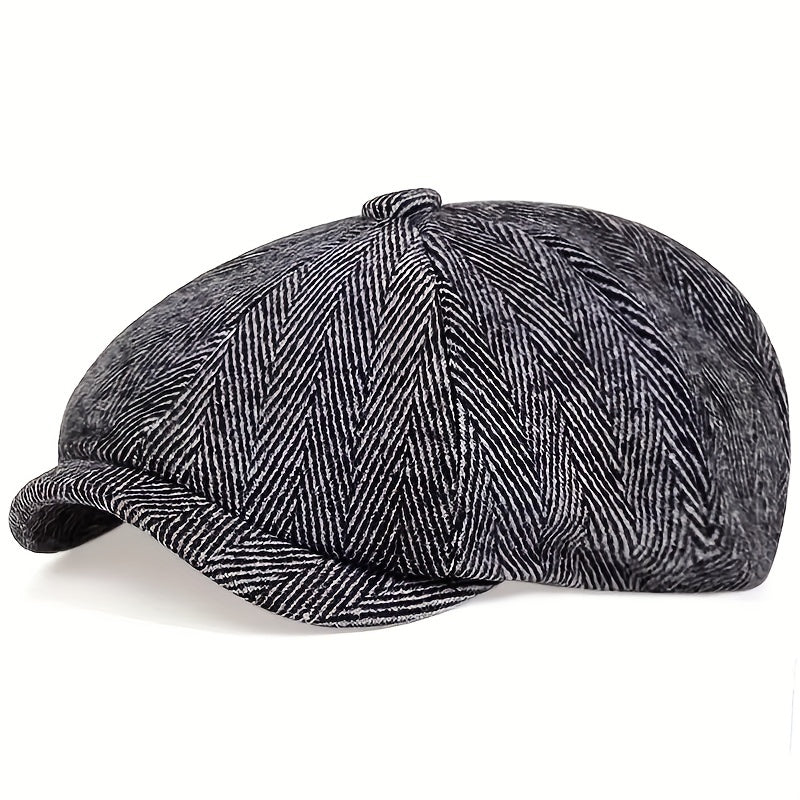 Nón Beret Retro Nam - Mũ Dệt Kim Phong Cách Cổ Điển - Daisan Mart