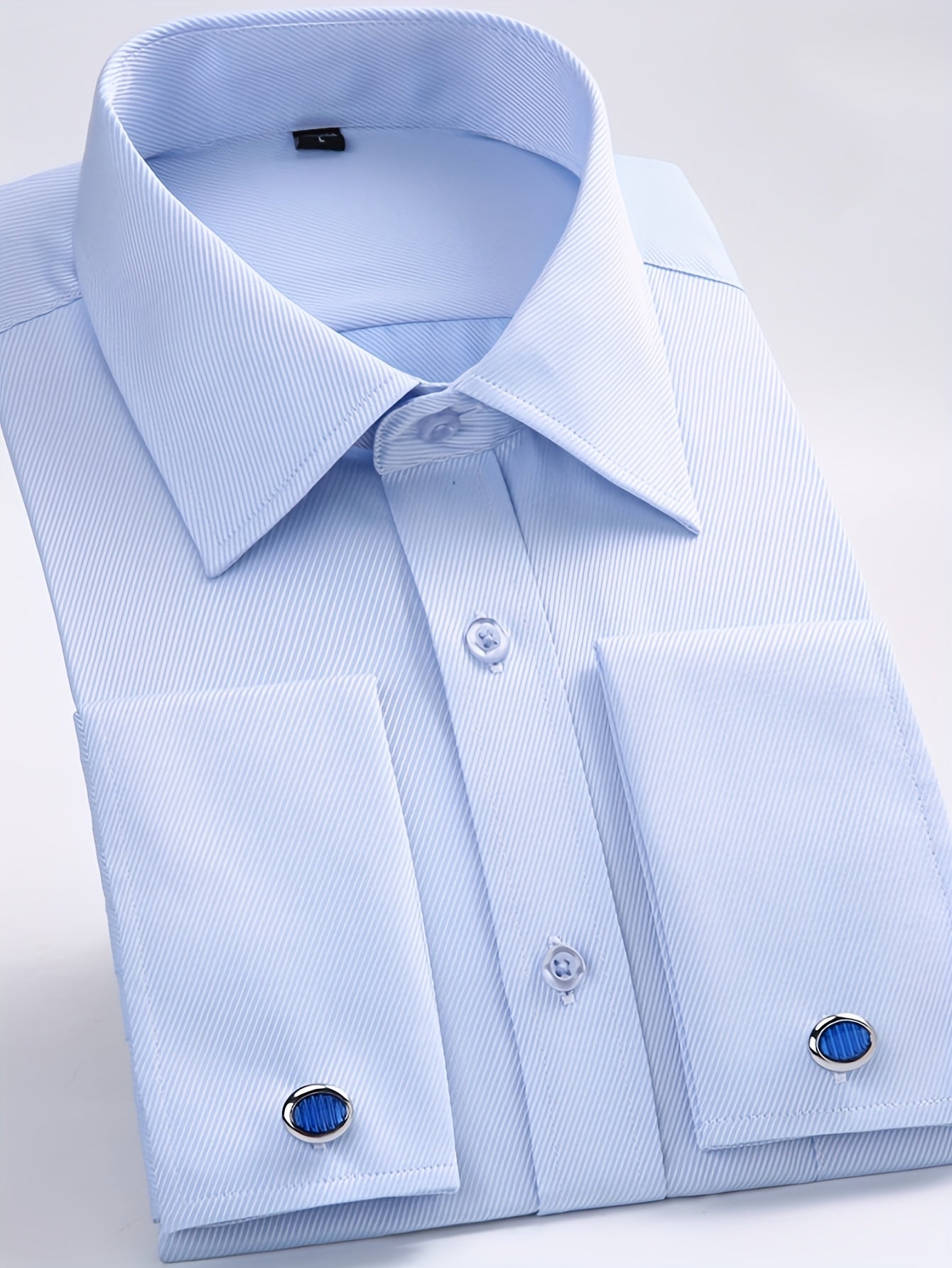 Áo Sơ Mi Nam Pháp 2025 Kèm Măng Sét Thanh Lịch