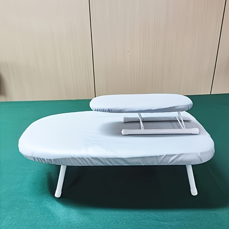 Compact and Portable Mini Ironing Board – Ideal for Travel, Apartments, &amp; Quick Touch-Ups, Includes Sleeve Attachment