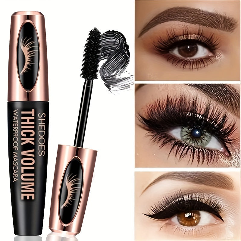 8D Silk Mascara Waterproof, Thick &amp; Curly Long Lasting