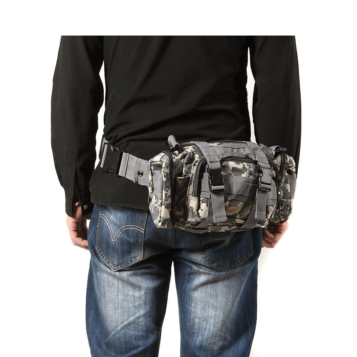 Multi-function Outdoor Waist Bag - Durable Material