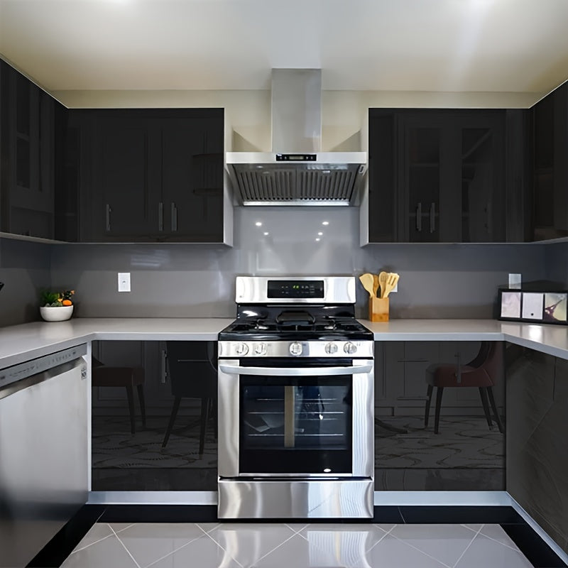 Solid Color Wall Stickers - Glossy &amp; Matte, Easily Removable PVC