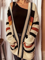 Áo Cardigan Nữ Kẻ Sọc - Mềm Mại, Thoáng Mát, Thời Trang