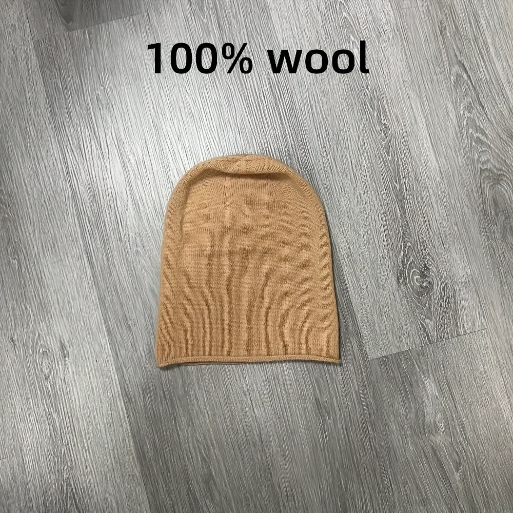 Mũ len cao cấp 100% Wool - Ấm áp, Thoáng khí, Unisex