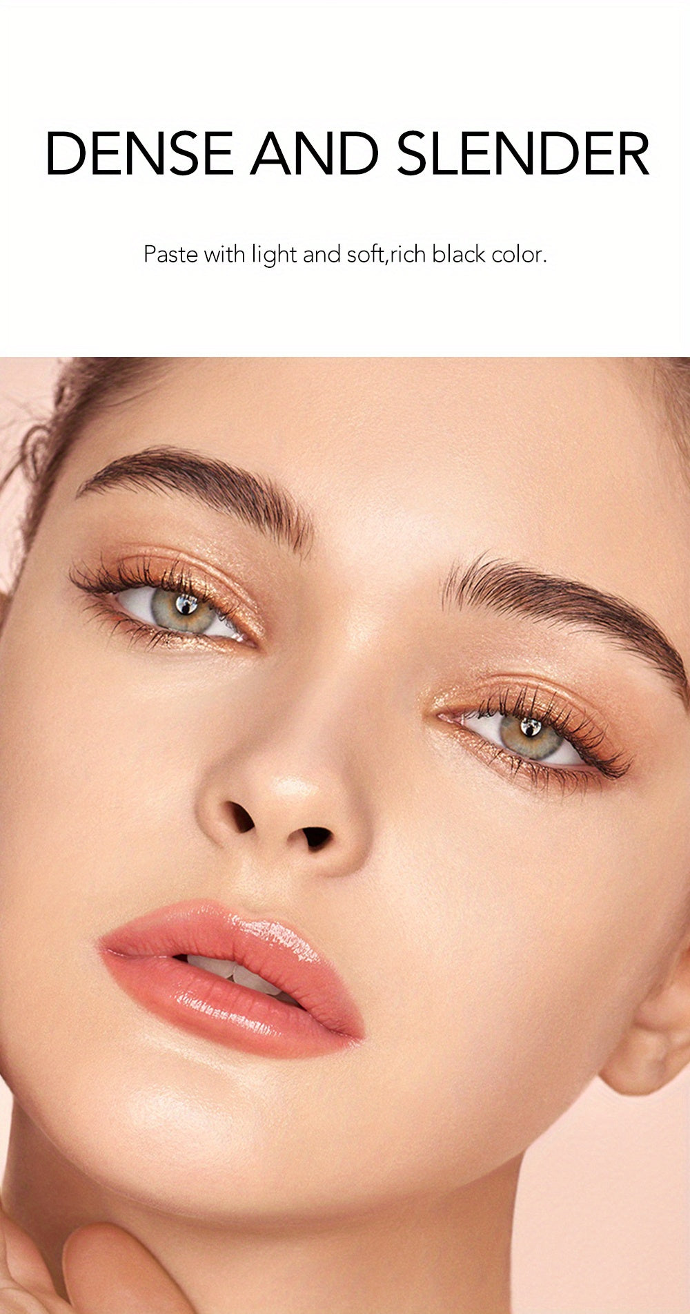 Black Mascara for Long, Curled, Smudge-Free, Thick, Smooth Lashes