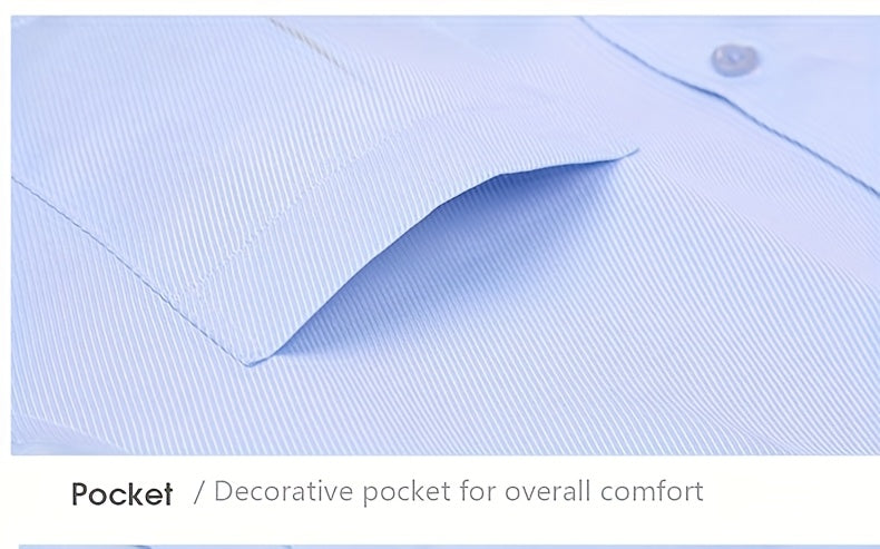 Áo Sơ Mi Nam Pháp 2025 Kèm Măng Sét Thanh Lịch