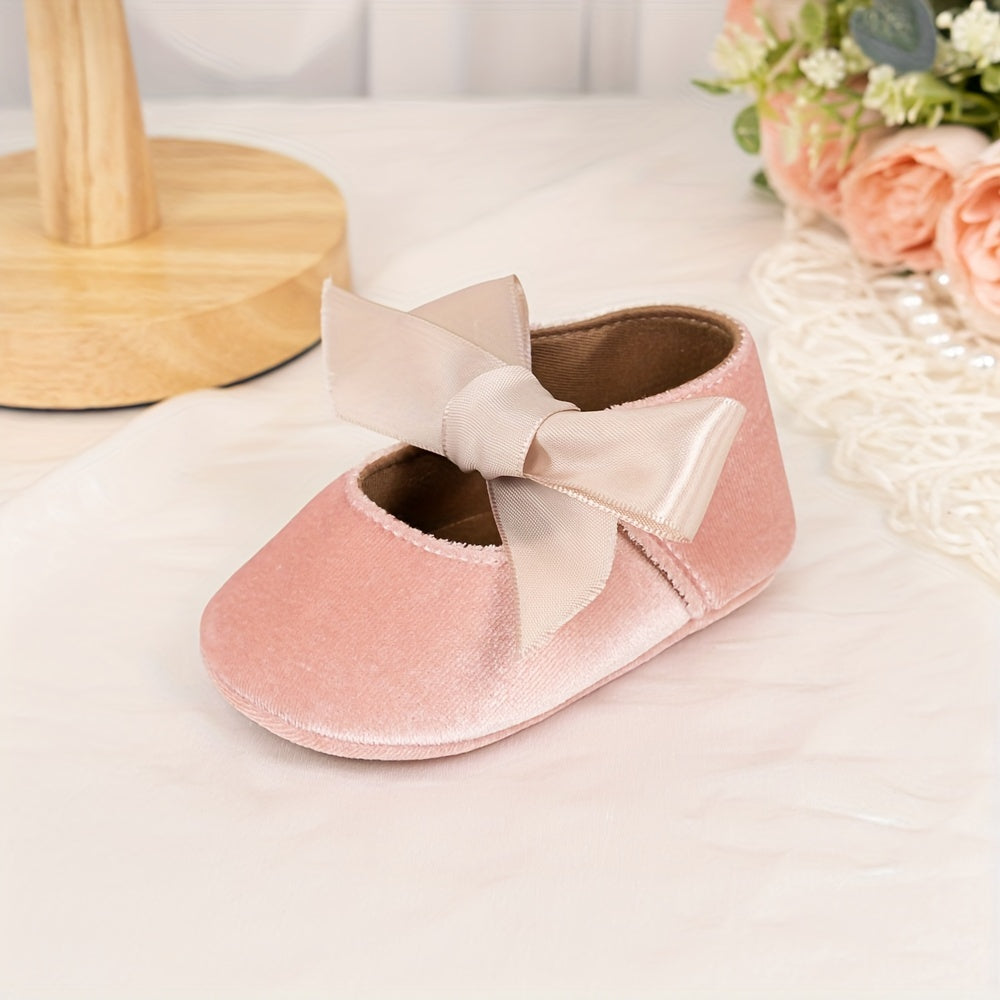 Girls' Princess Slippers - Soft, Cute Bow