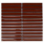 Red Chopstick Mosaic Tile 22x145mm MHT 016