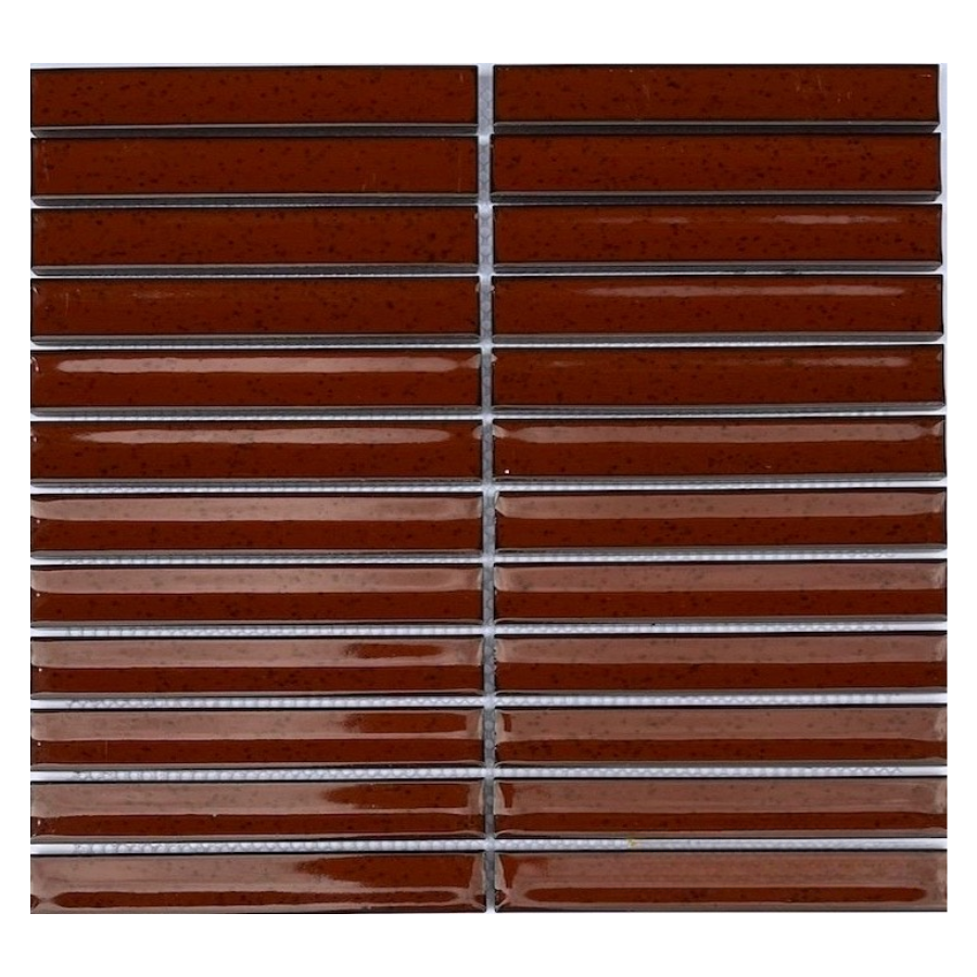 Red Chopstick Mosaic Tile 22x145mm MHT 016
