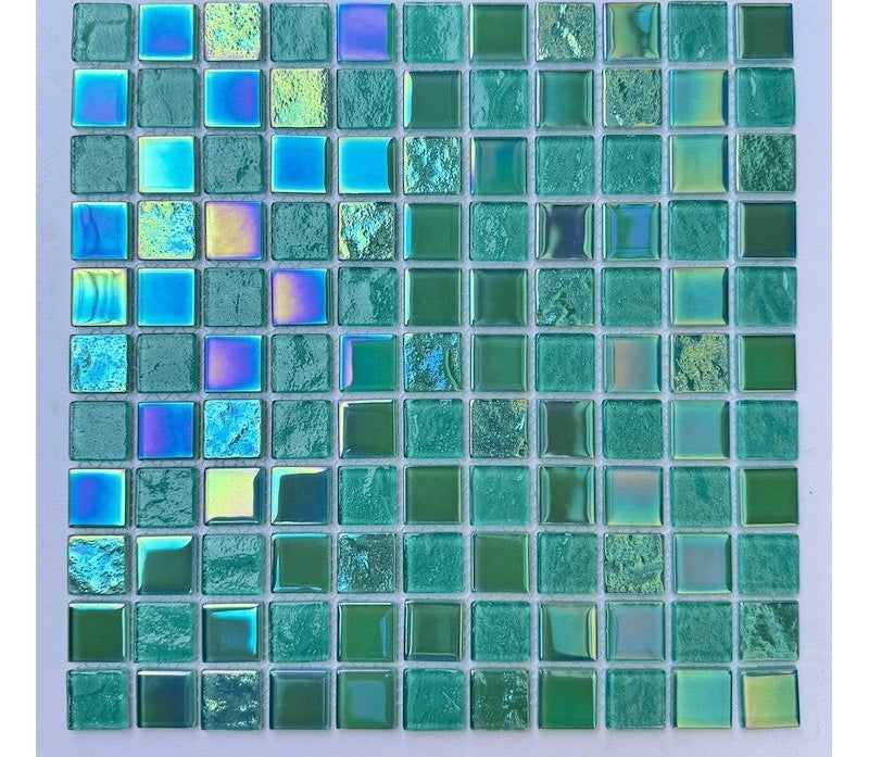 Sparkling glass mosaic tiles MH 7032