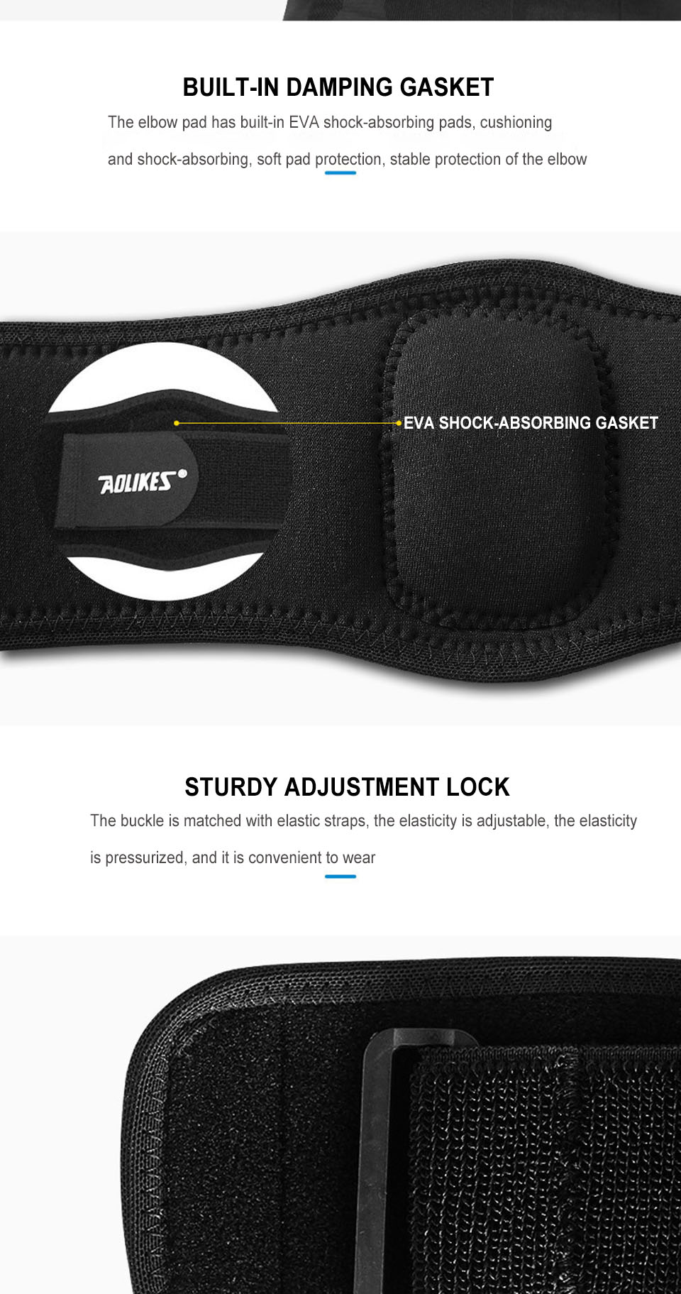 Băng Khớp Thể Thao AOLIKES - Đệm Nén Chống Trượt