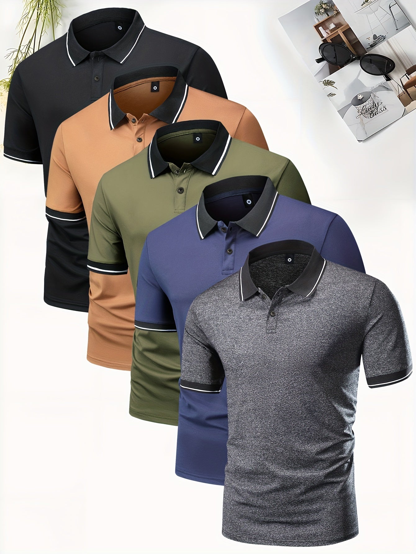 Men's Fashion Short Sleeve Shirt, Elegant and Comfortable