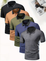 Men's Fashion Short Sleeve Shirt, Elegant and Comfortable