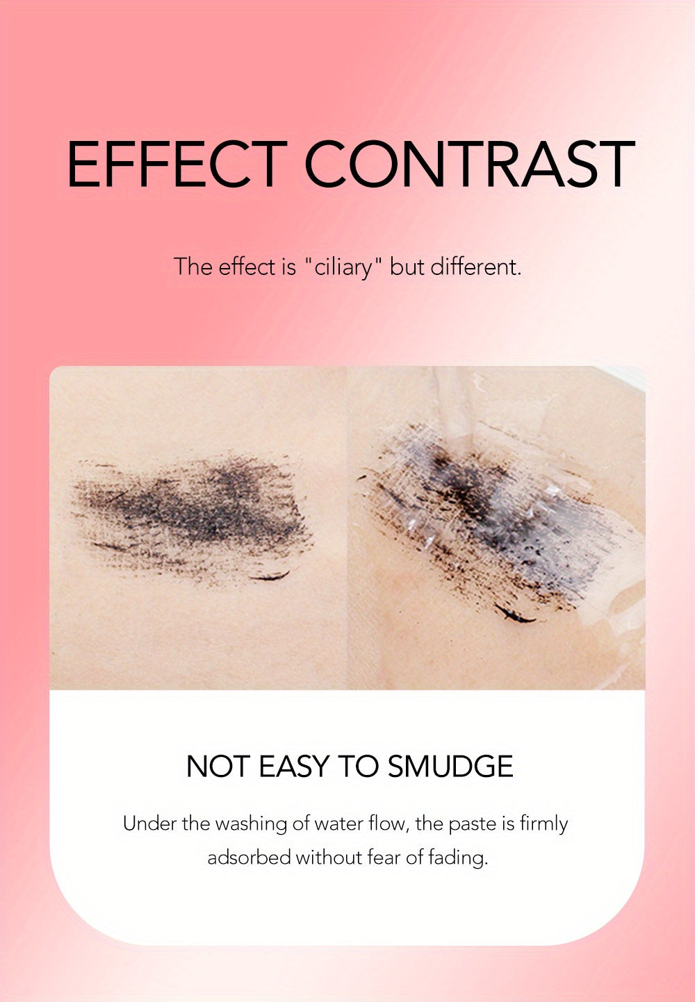 Black Mascara for Long, Curled, Smudge-Free, Thick, Smooth Lashes