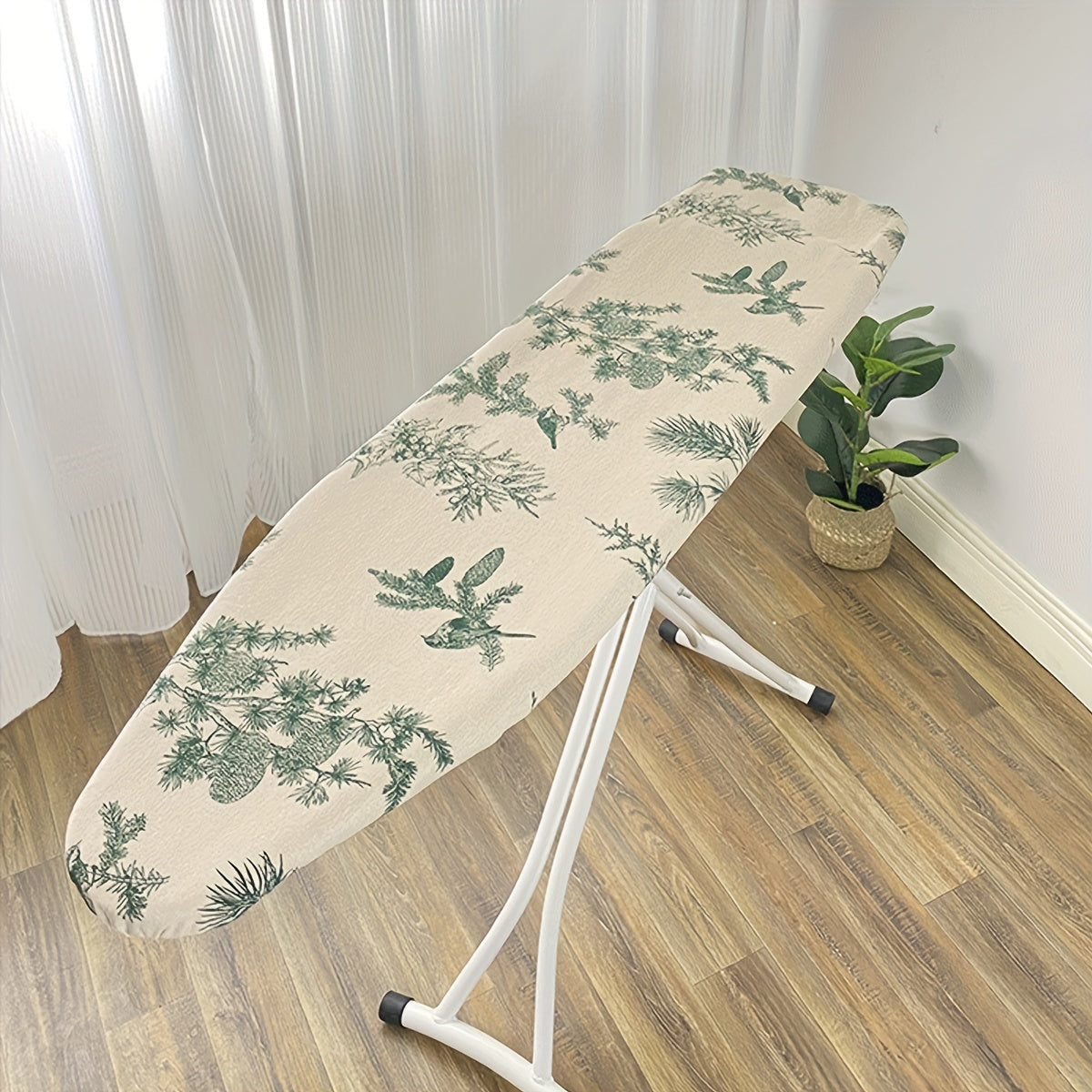 Scratch-Resistant Iron Cover, Green Pine Pattern