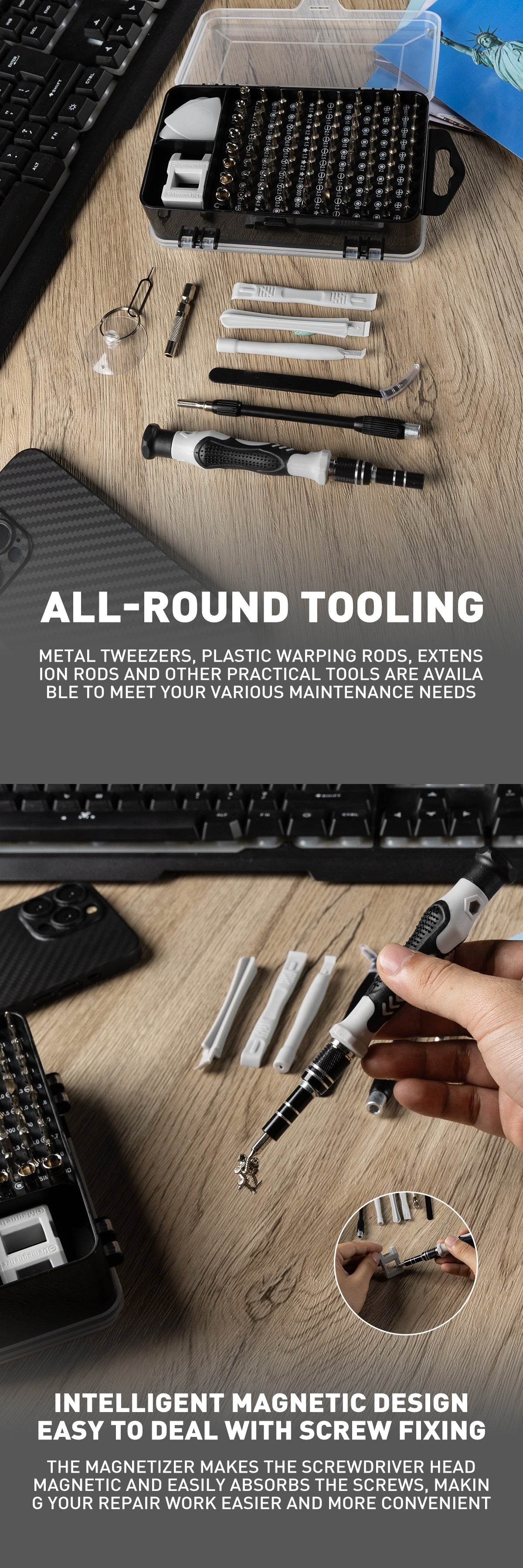 117in1 Multi-Tool Kit For Electronics