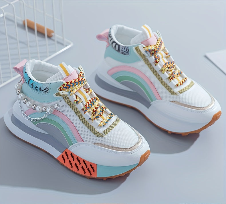 Giày Sneaker Nữ Zhongbang Lấp Lánh Năng Động Cá Tính