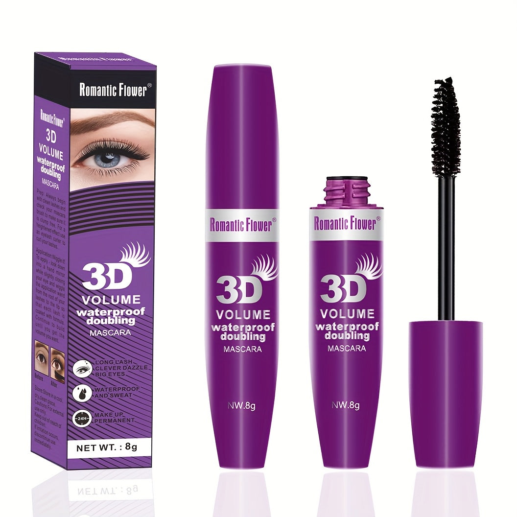 3D Super Thick, Naturally Curled, Waterproof Mascara