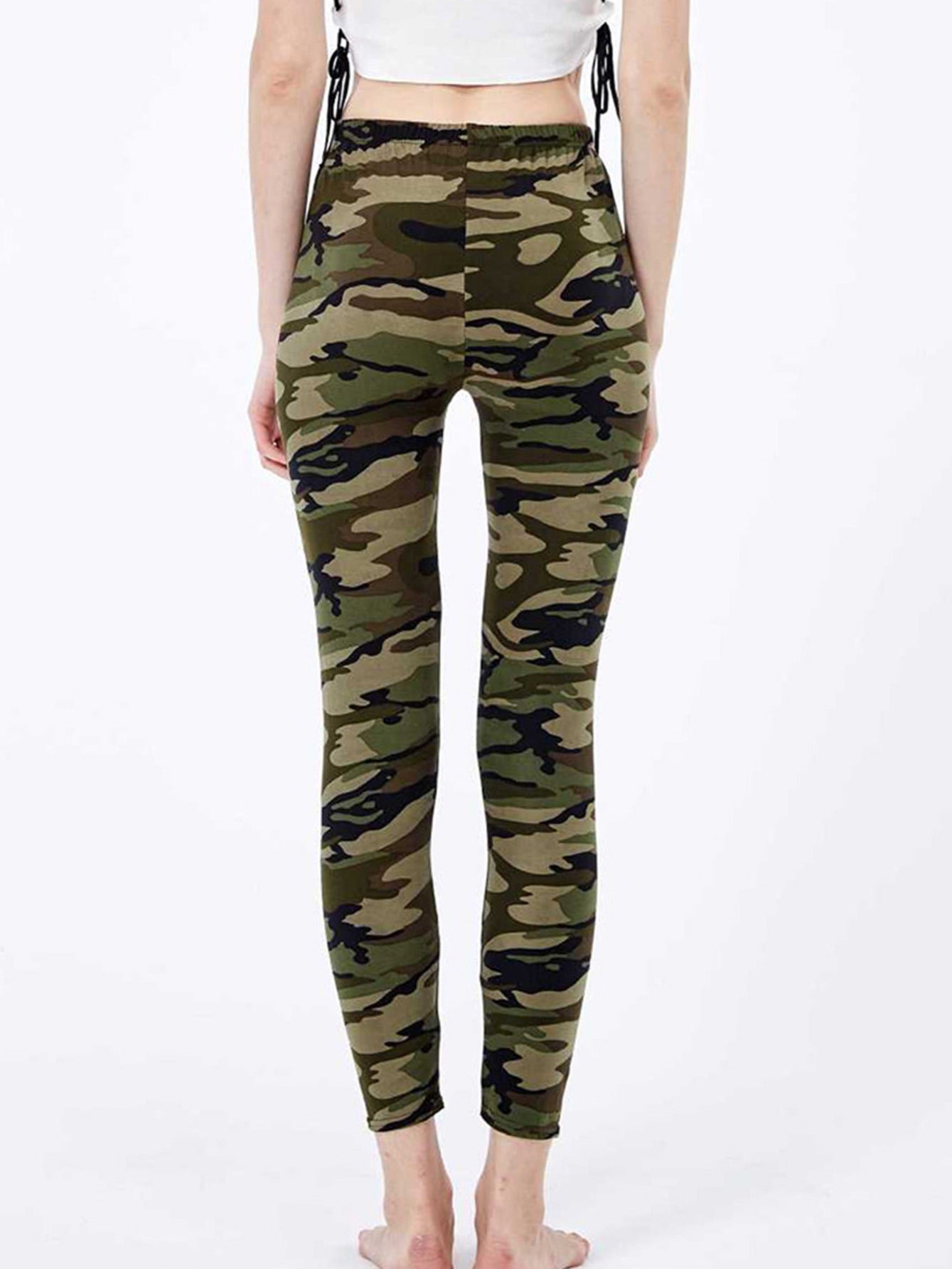 [Floral Leggings] High Waist Floral Printed Women's Leggings | Casual Sweatpants Pants - Daisan Mart