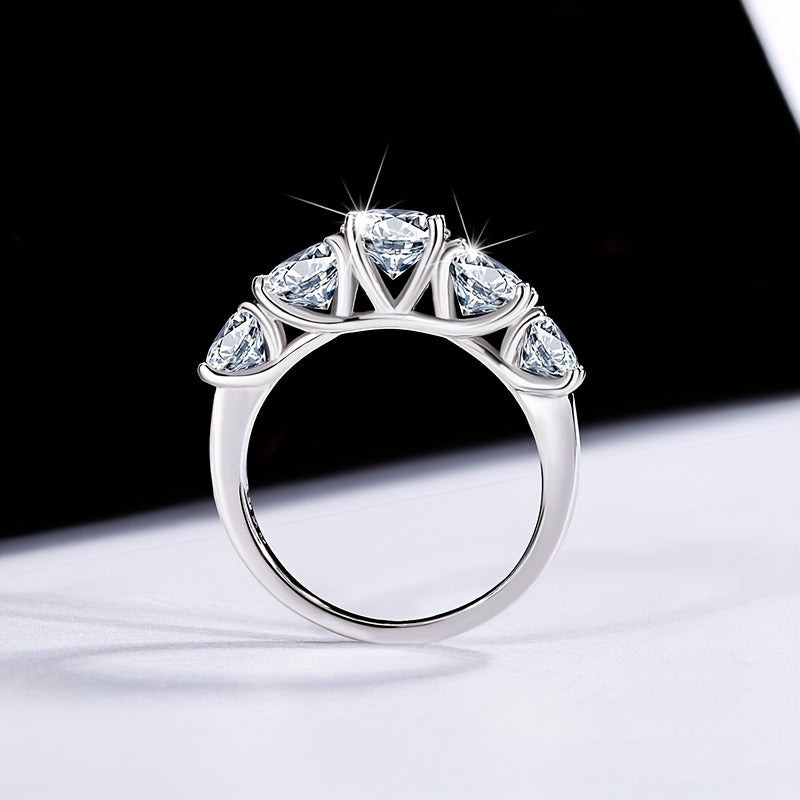 Women's Ring 3.6ct - High-Quality 925 Silver, Luxurious Gift