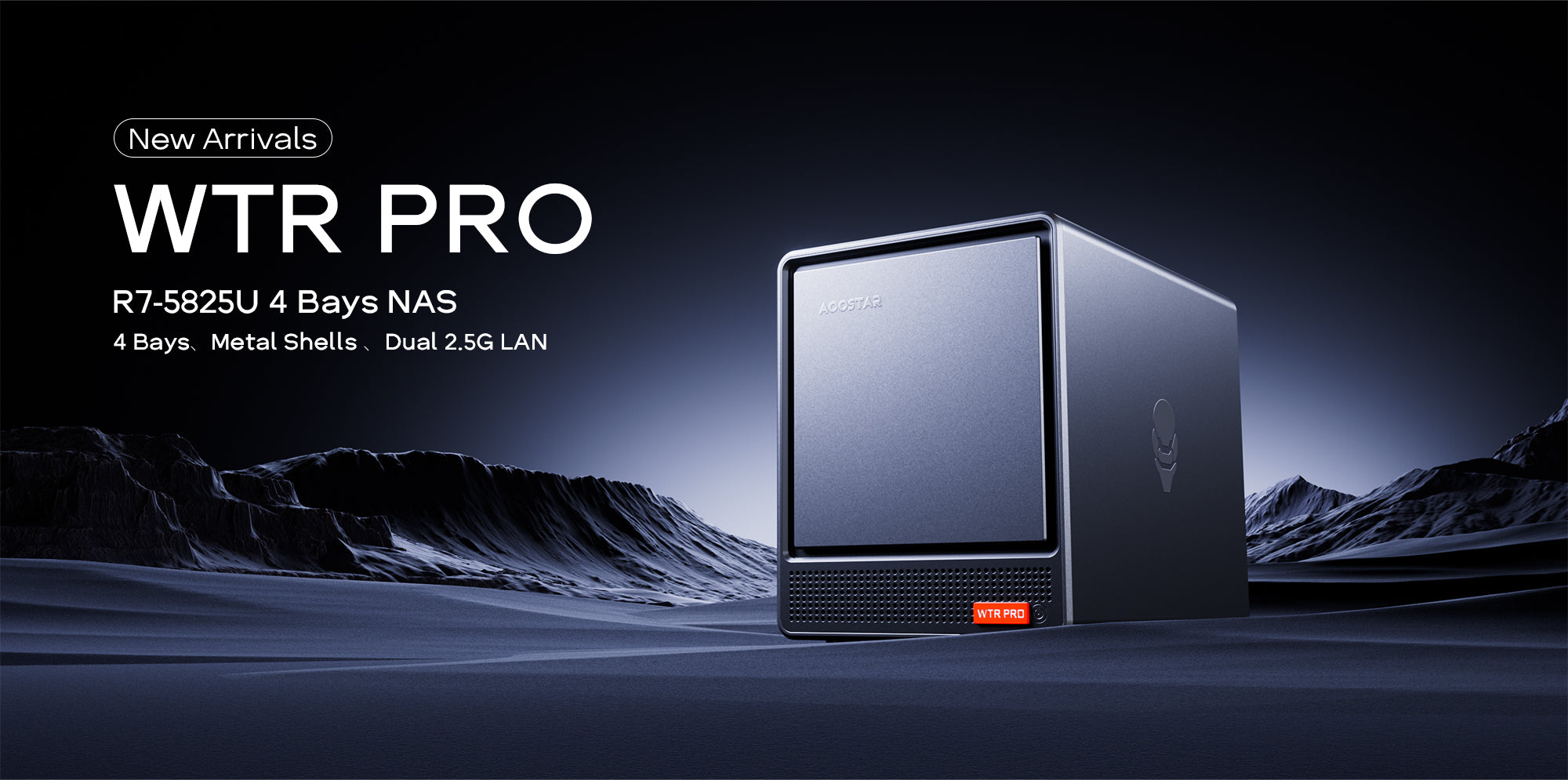 AOOSTAR WTR PRO Mini PC 4 Bay NAS Ryzen 7 Hiệu Năng - Daisan Mart