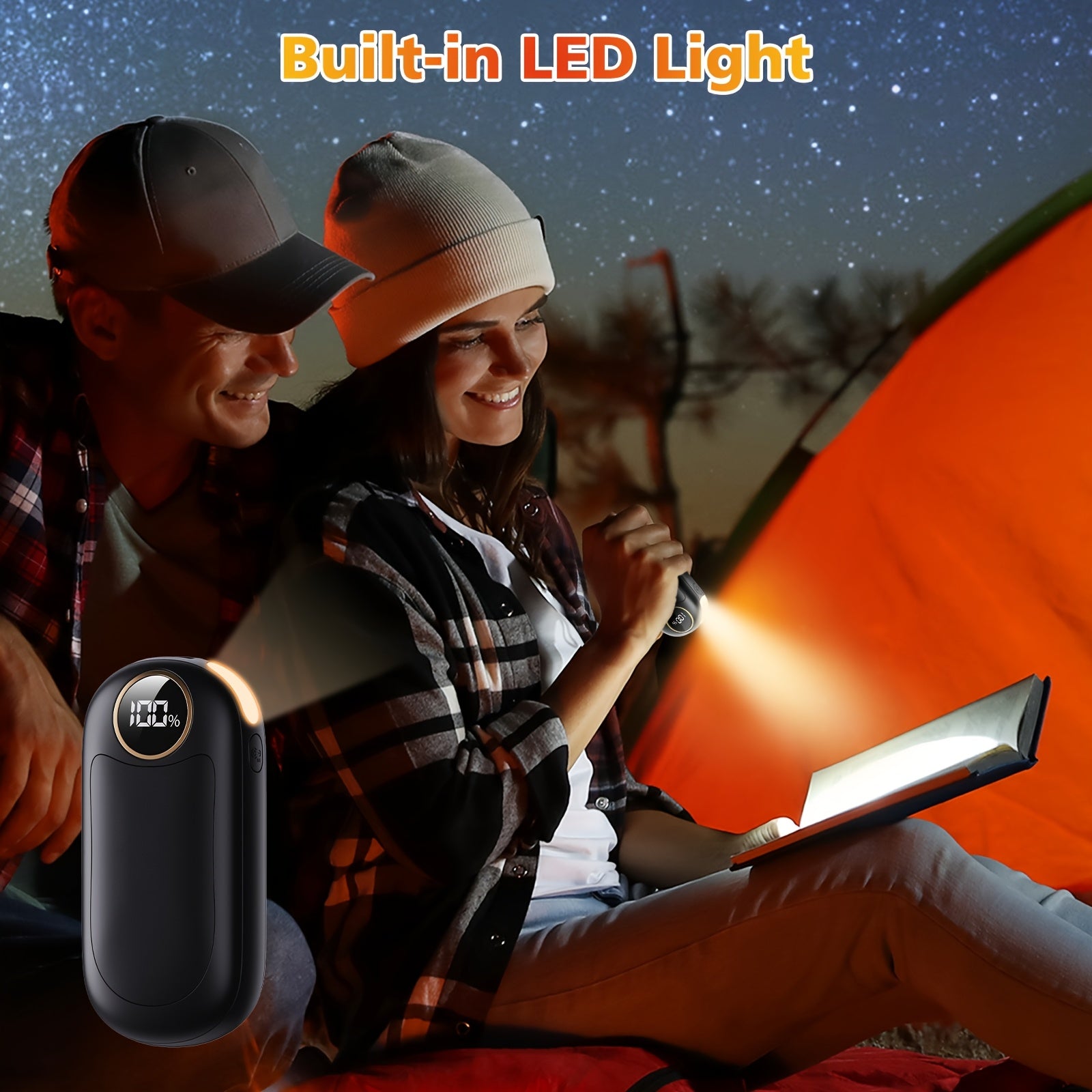 Pair of 36H Rechargeable Electronic Heating Bags, Convenient Gift