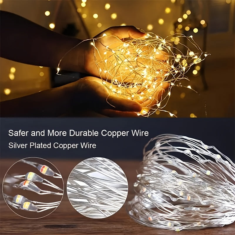 50/100LED Christmas Halloween Wedding Decoration Lights String